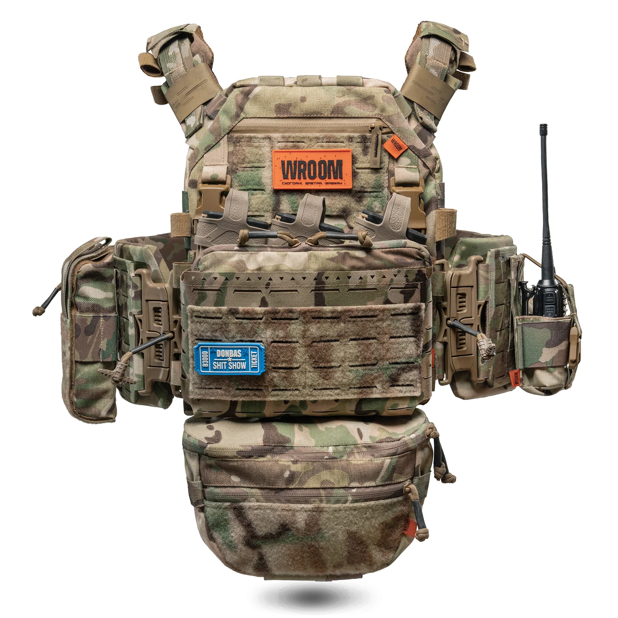 GHOST GEN5 V2 Plate Carrier with AK/AR Placard, Color Multicam USA