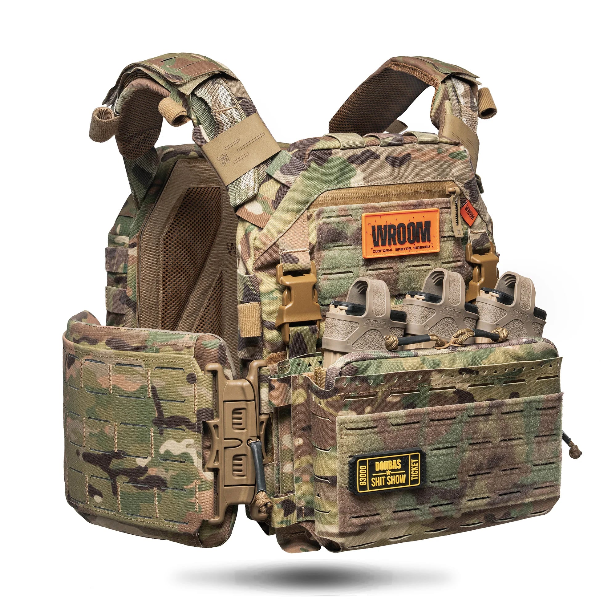 GHOST GEN5 Plate Carrier with AK/AR Placard, Color Multicam