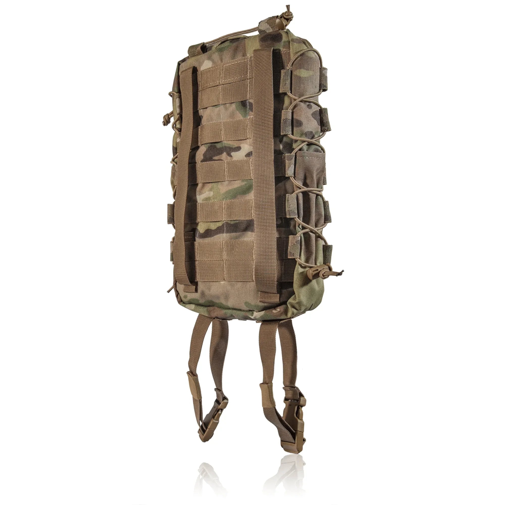 Petit sac à dos tactique 5L avec fixation MOLLE, Couleur Multicam