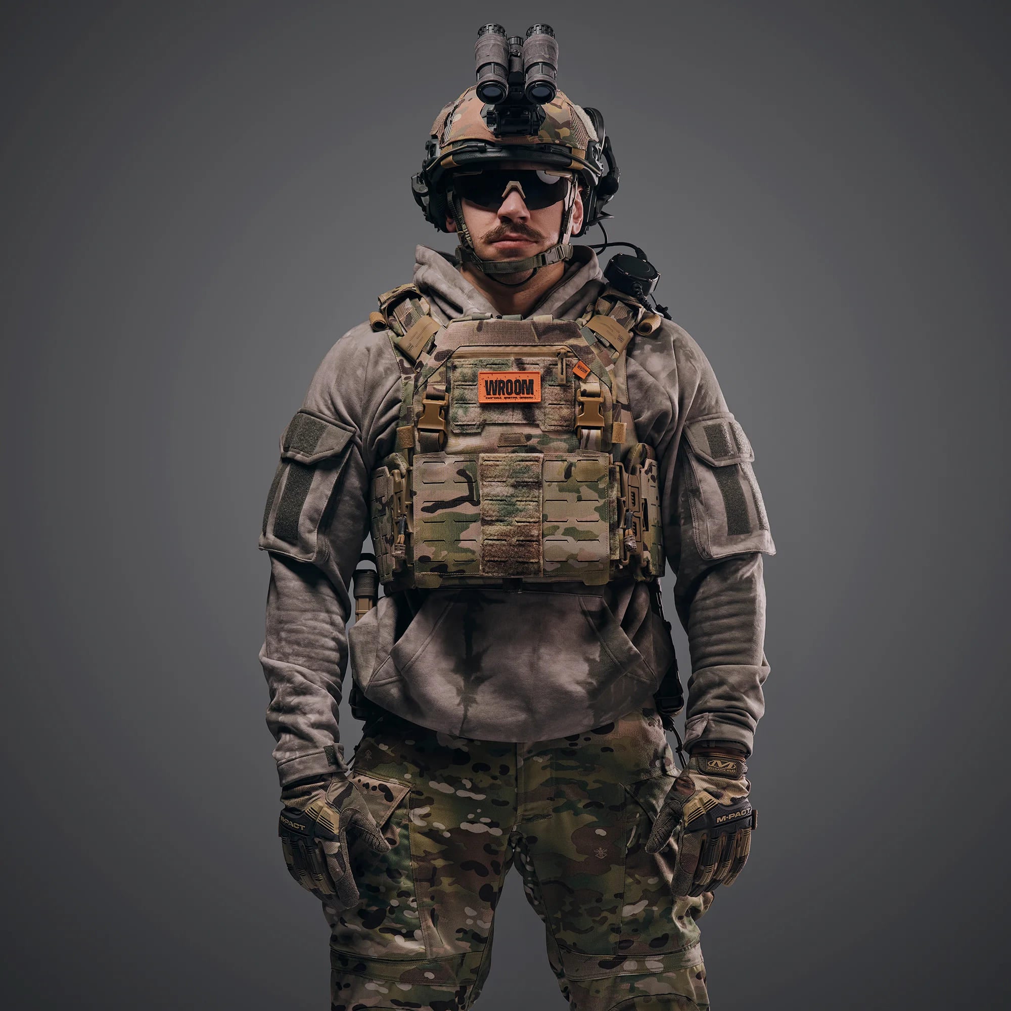 GHOST GEN5 Plate Carrier with AK/AR Placard, Color Multicam USA