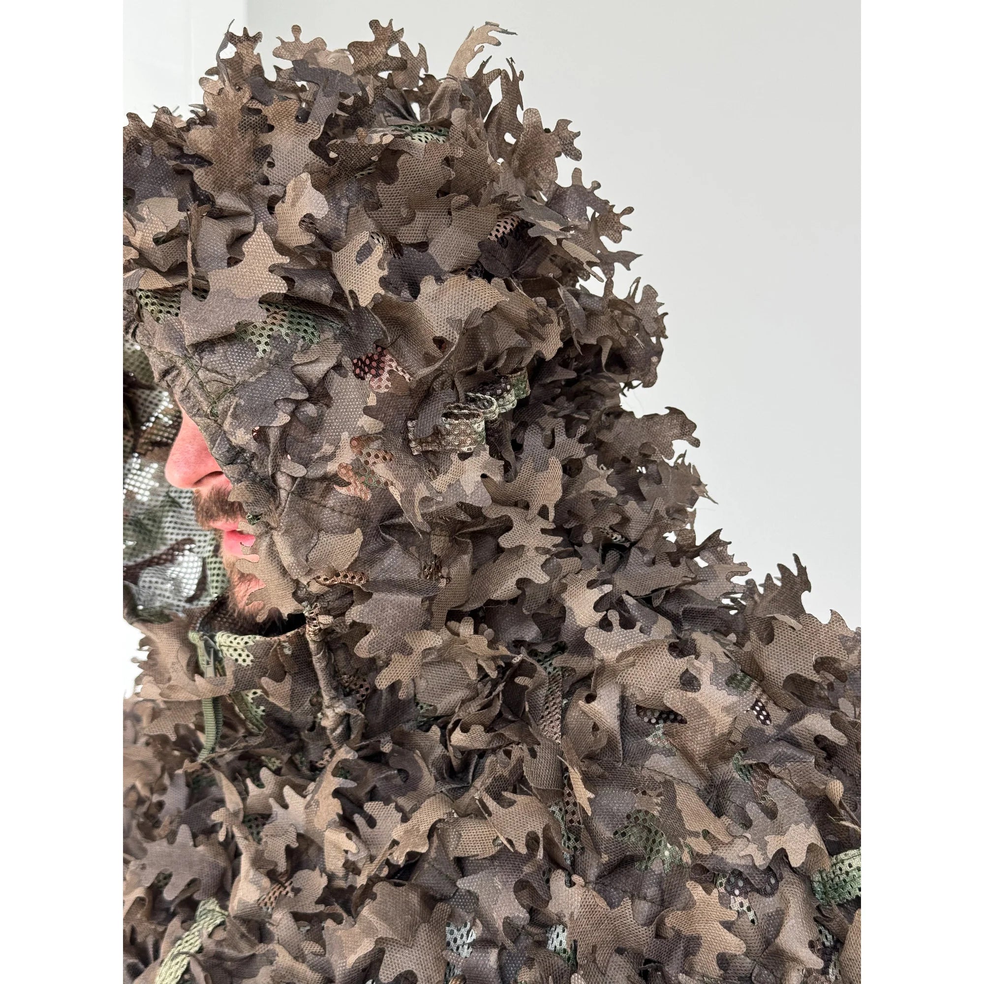 Ghillie V8 PRO — Combinaison de camouflage marron (« feuilles mortes »)