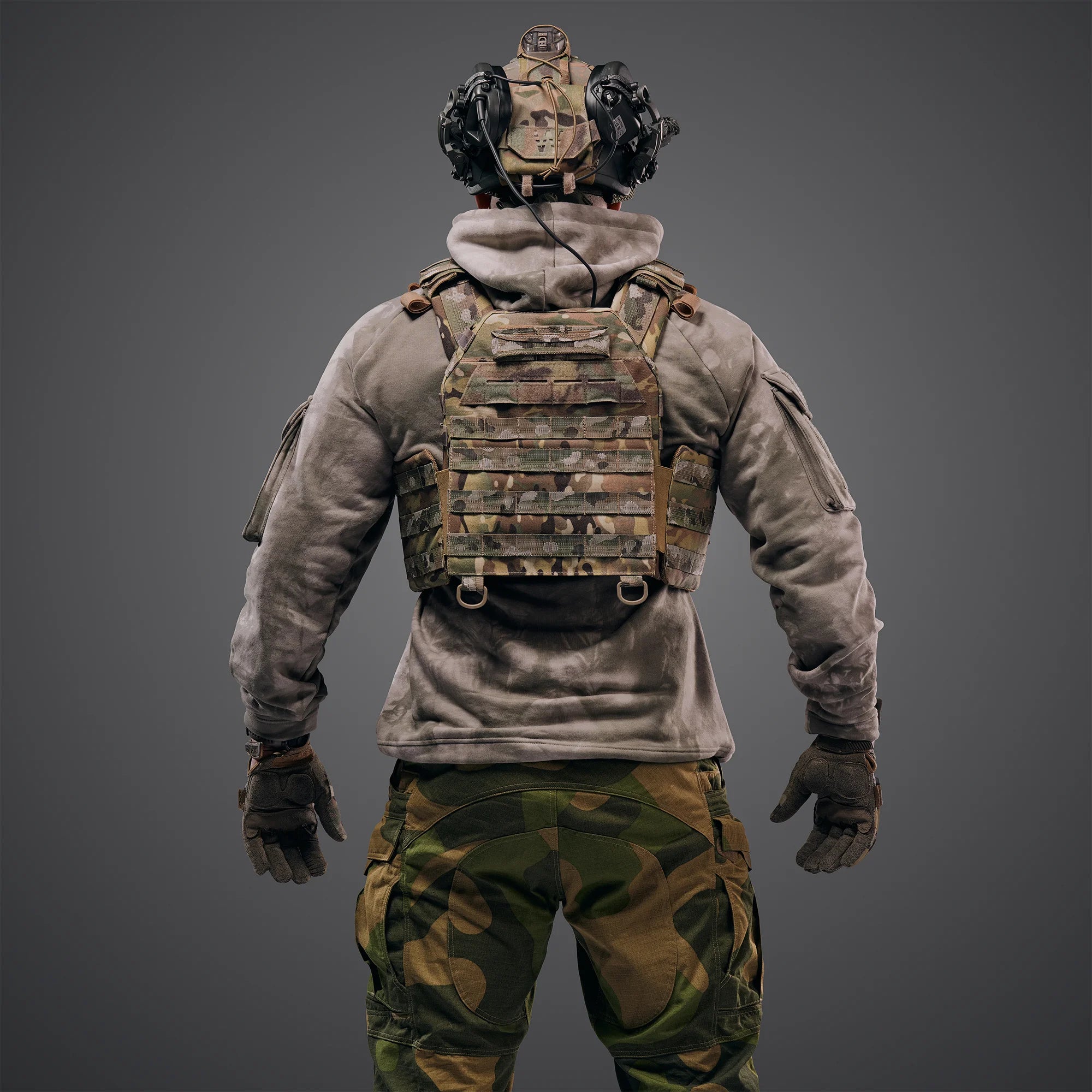 Ghost Performance V1 Plate Carrier with Quick Release System, MOLLE System & Placard, Color Multicam