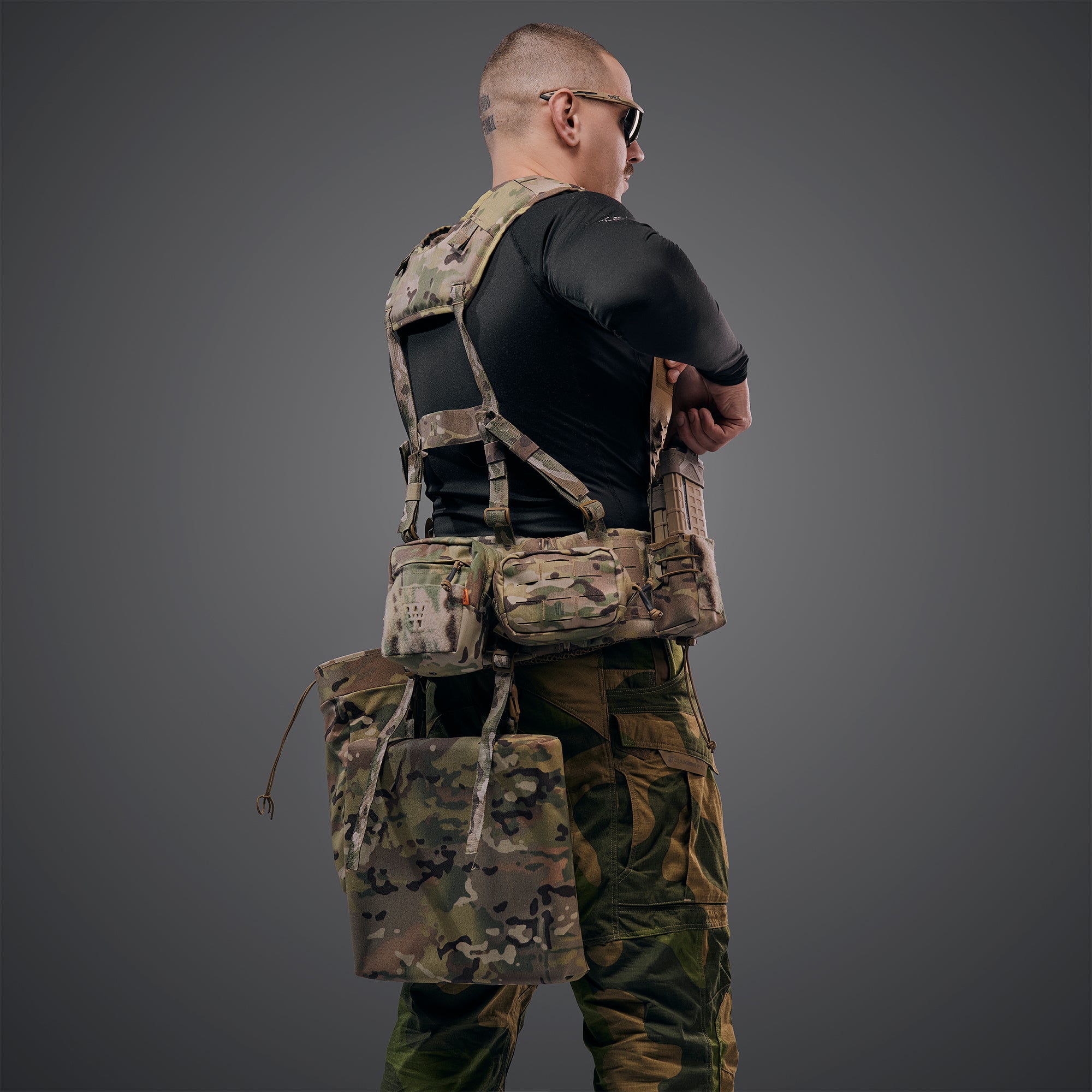 System nośny Ghost Gen5 V4 z SQUADRON Original USA. Kolor Multicam USA