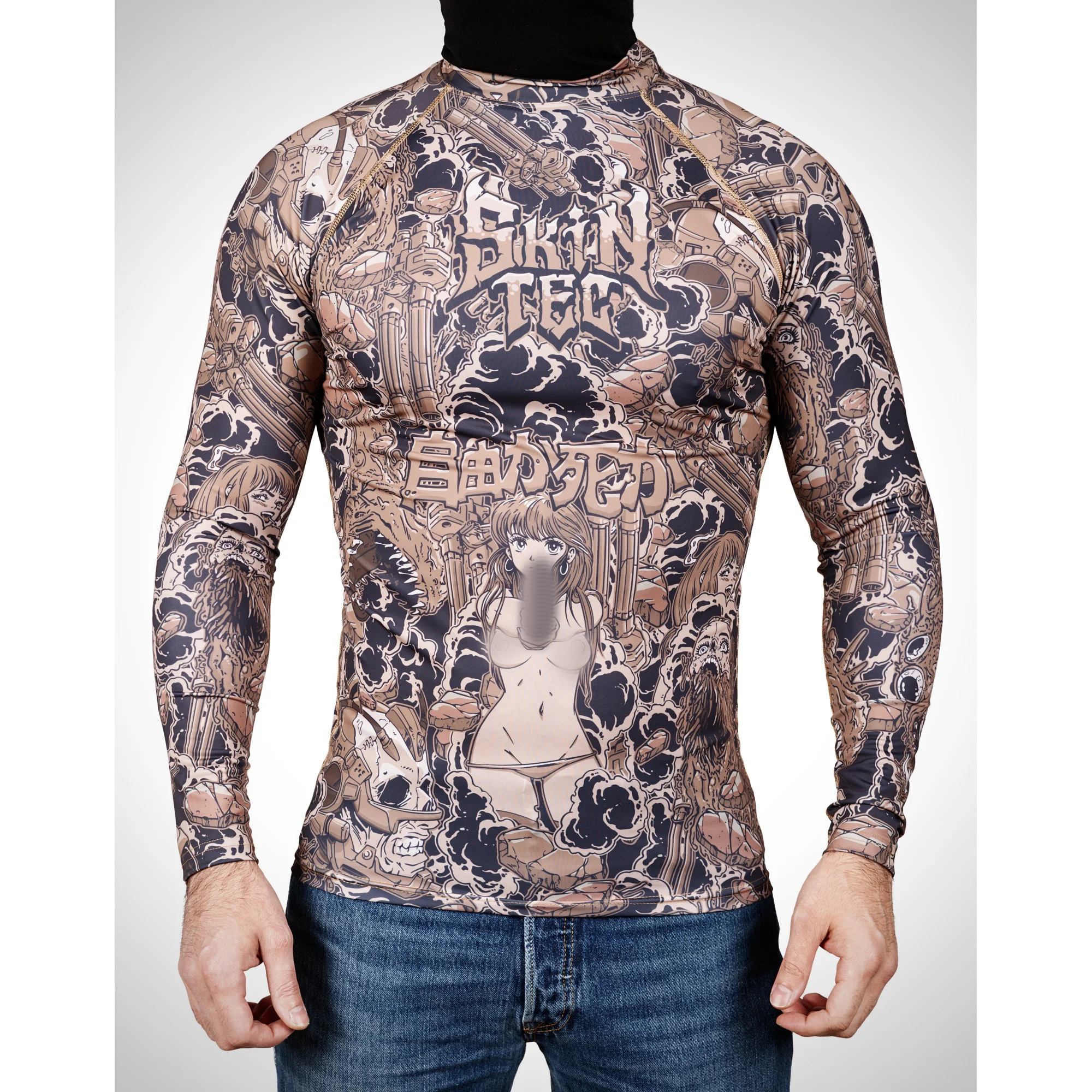 Rashguard tactique Toxic, Polyester