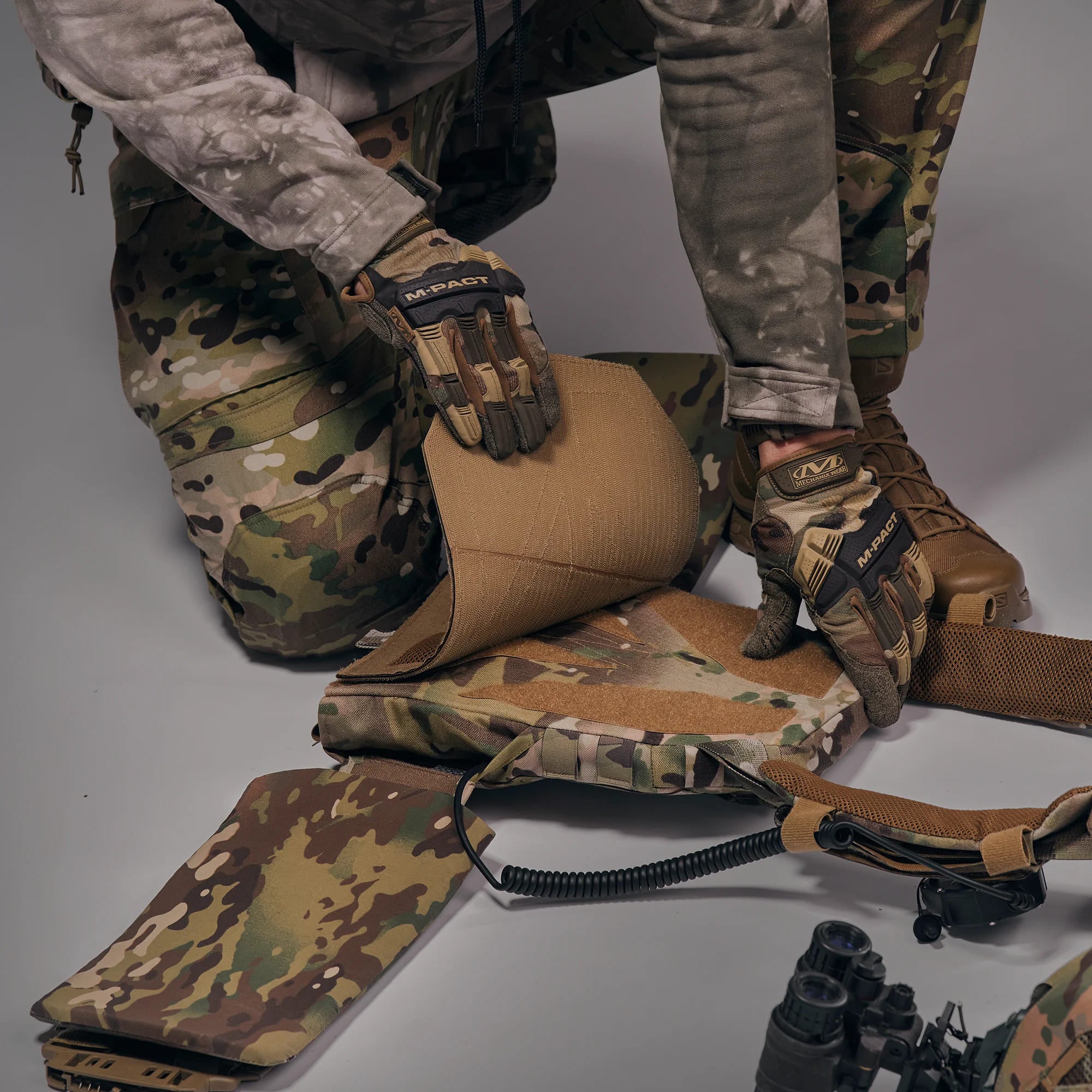 Plate Carrier GHOST GEN5 V2 z placardem AK/AR, Kolor Multicam