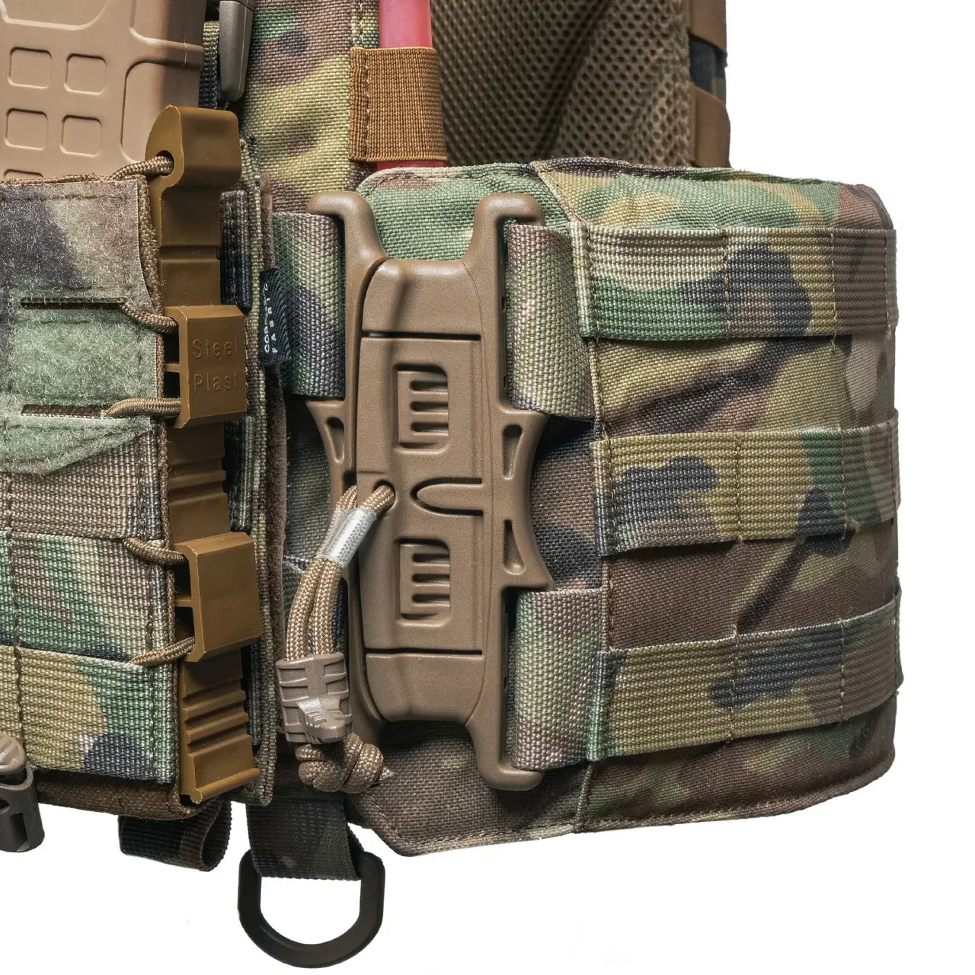 Ghost Performance V2 Plate Carrier with Quick Release System + 9 Pouches, Color Multicam