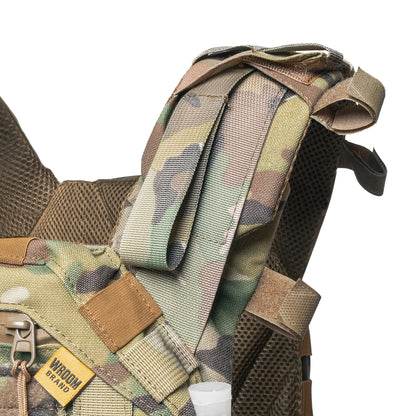 Ghost Gen4 V1 Plate Carrier with Quick Release System, MOLLE System & 3 Pouches, Color Multicam