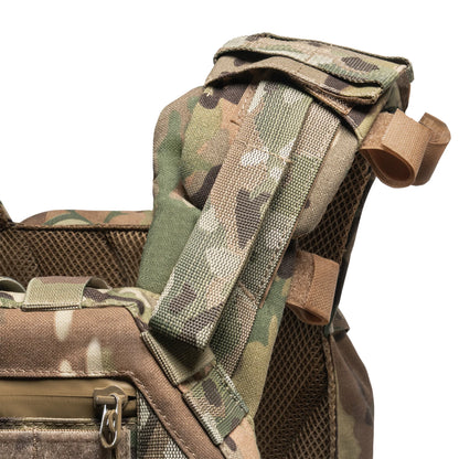 Porte-plaques Ghost Gen4 V2 avec système de largage rapide + 9 poches, couleur Multicam