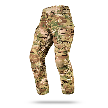 Pantalon tactique WROOM COMBATOR GEN II, avec système de genouillères dissimulées, couleur Multicam Ripstop USA