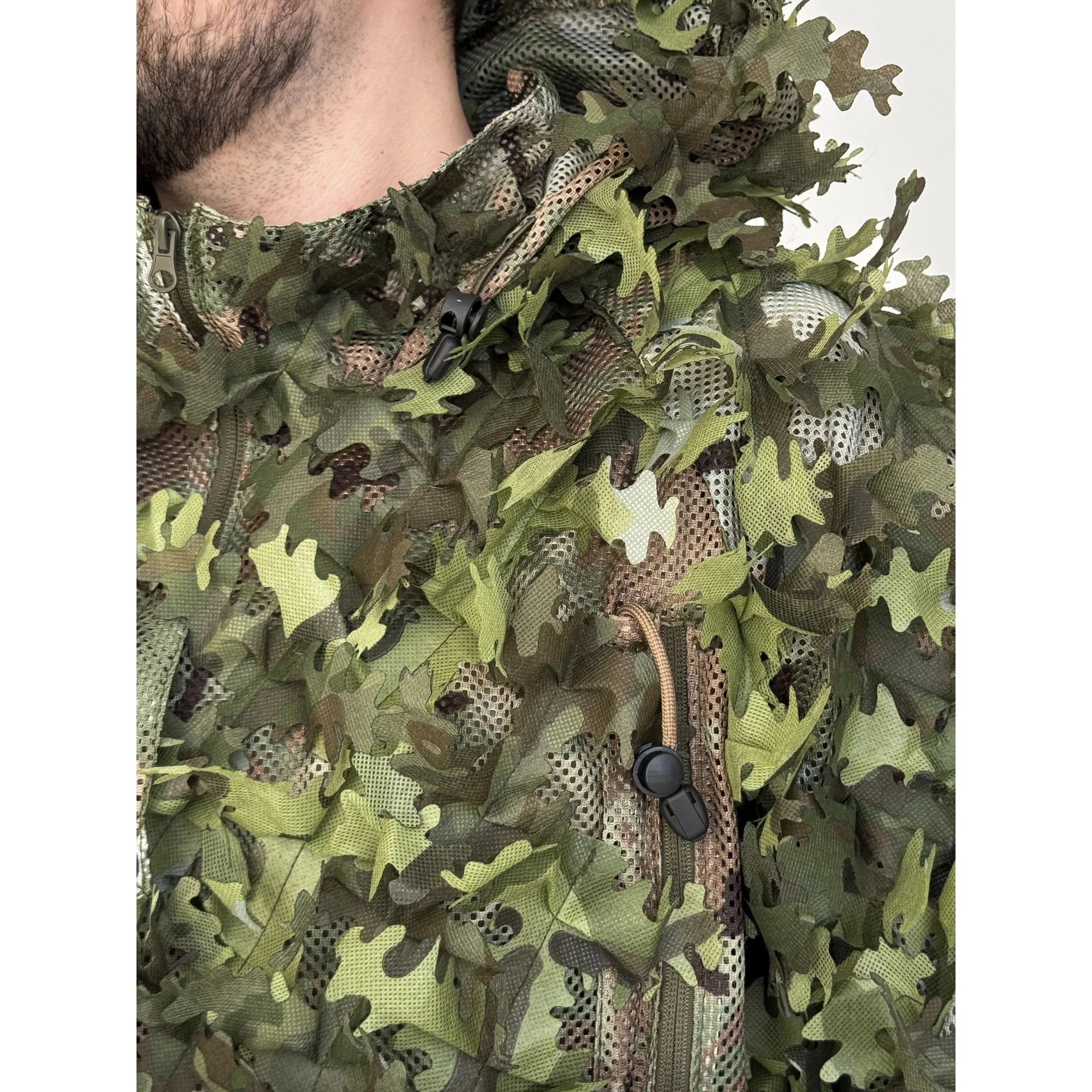 Ghillie V8 PRO — zielony kombinezon kamuflażowy („Letni las”)