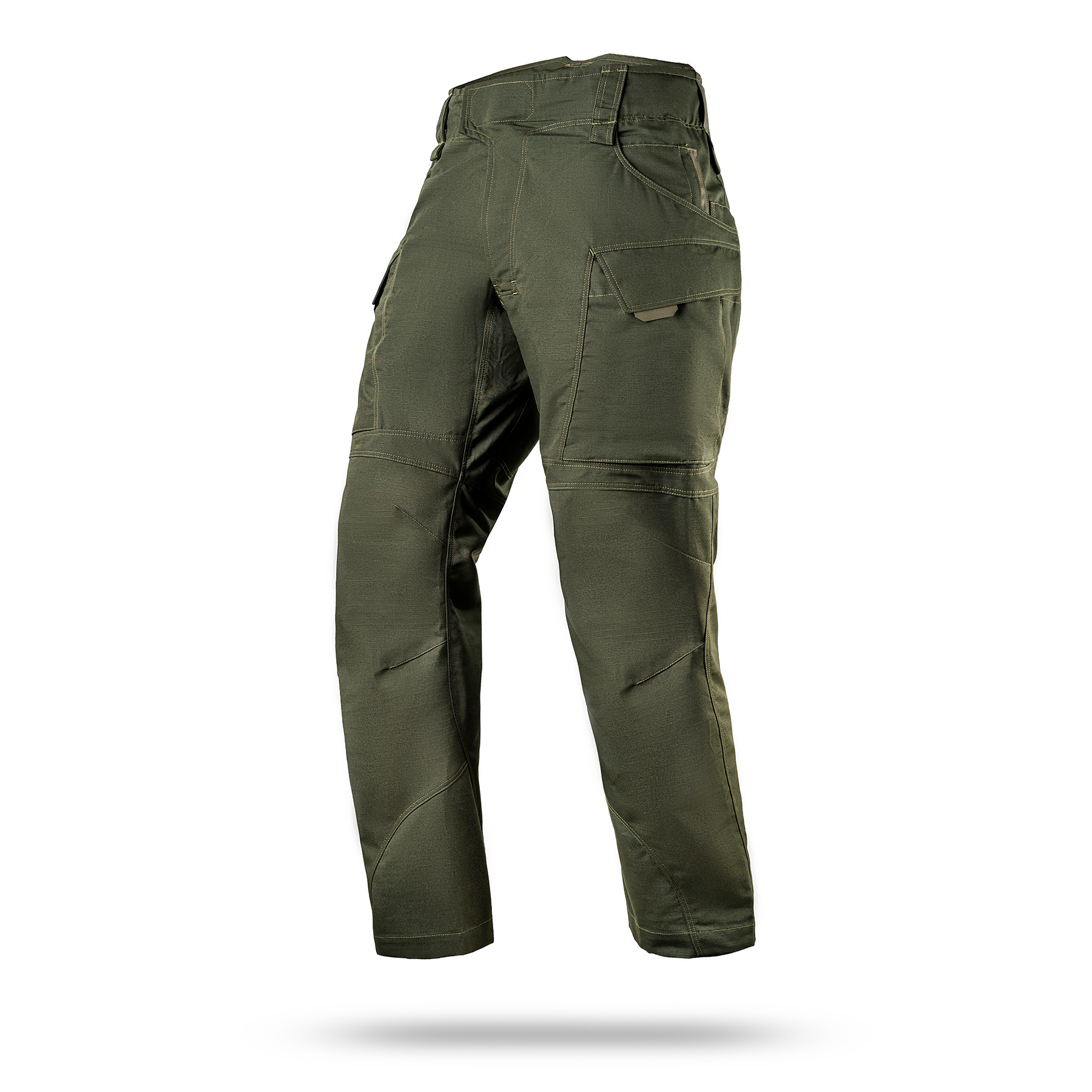 Pantalony Taktyczne WROOM COMBATOR, PolyCotton Ripstop, Kolor Ranger Green