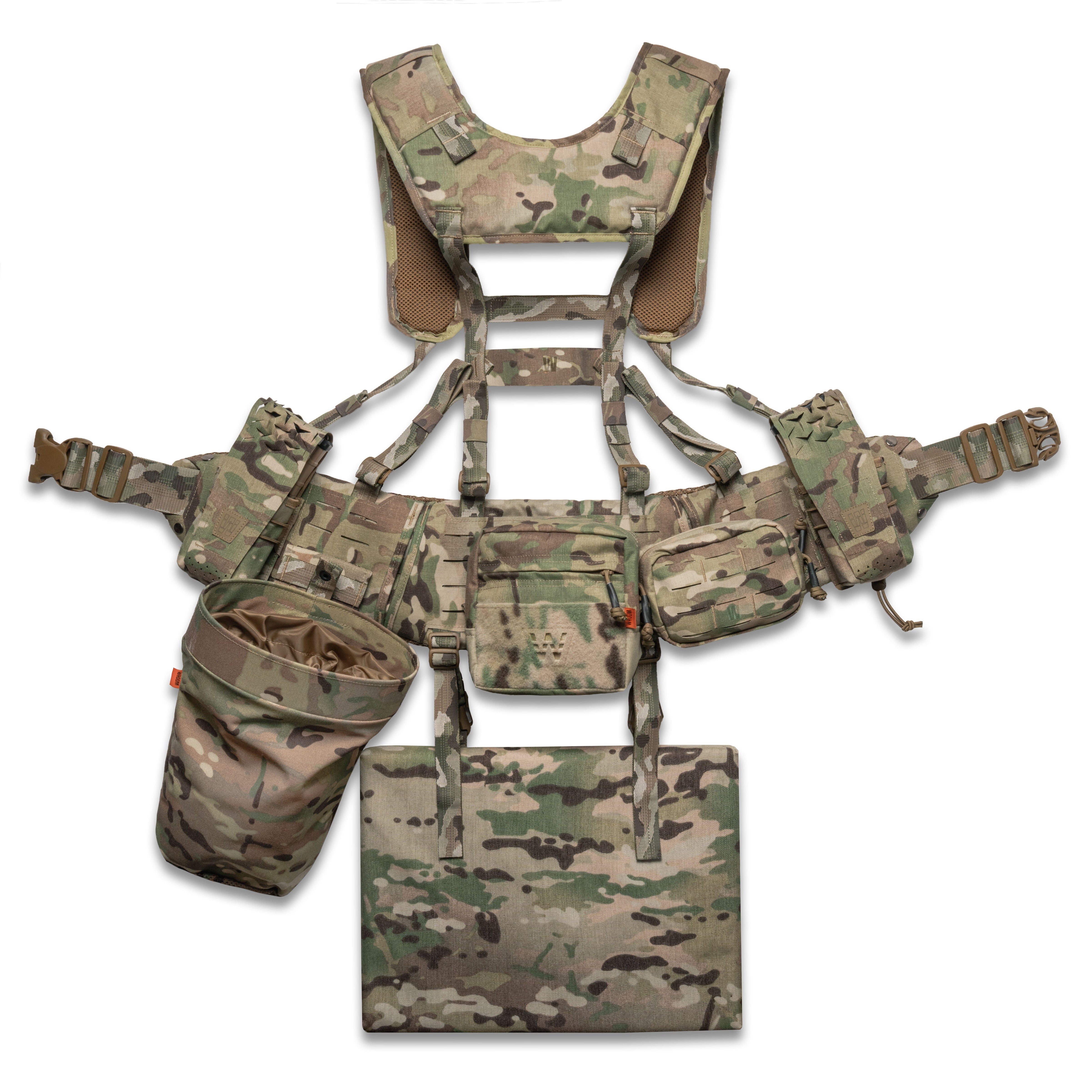 Load-Bearing System Ghost Gen5 V4 with SQUADRON Original USA. Color Multicam USA