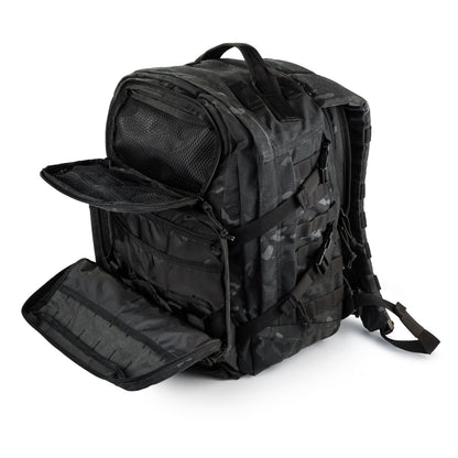 NOVA 40L Tactical Backpack. Cordura 1000D. Color Black Multicam