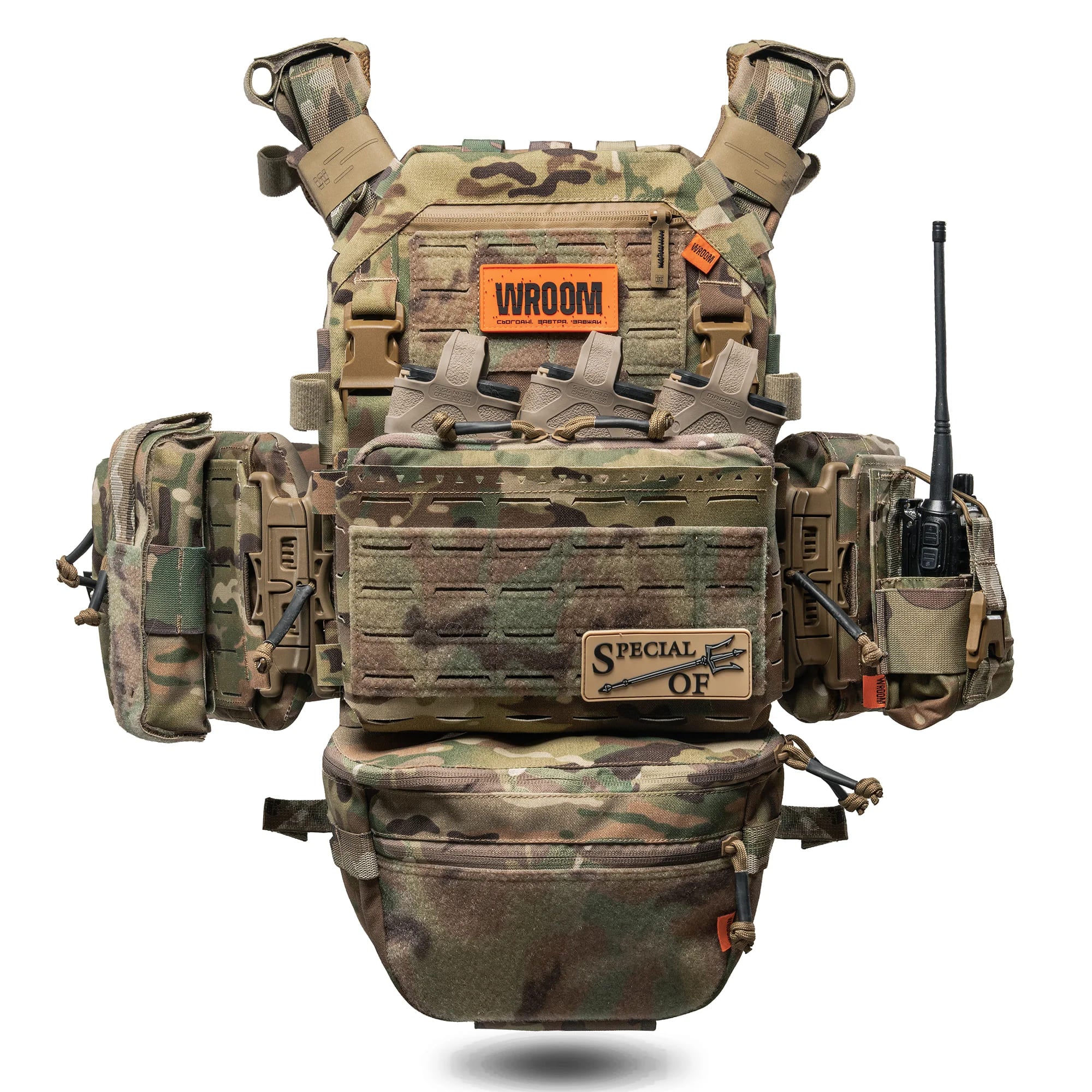 GHOST GEN5 V2 Plate Carrier with AK/AR Placard, Color Multicam