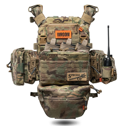 Plate Carrier GHOST GEN5 V2 z placardem AK/AR, Kolor Multicam