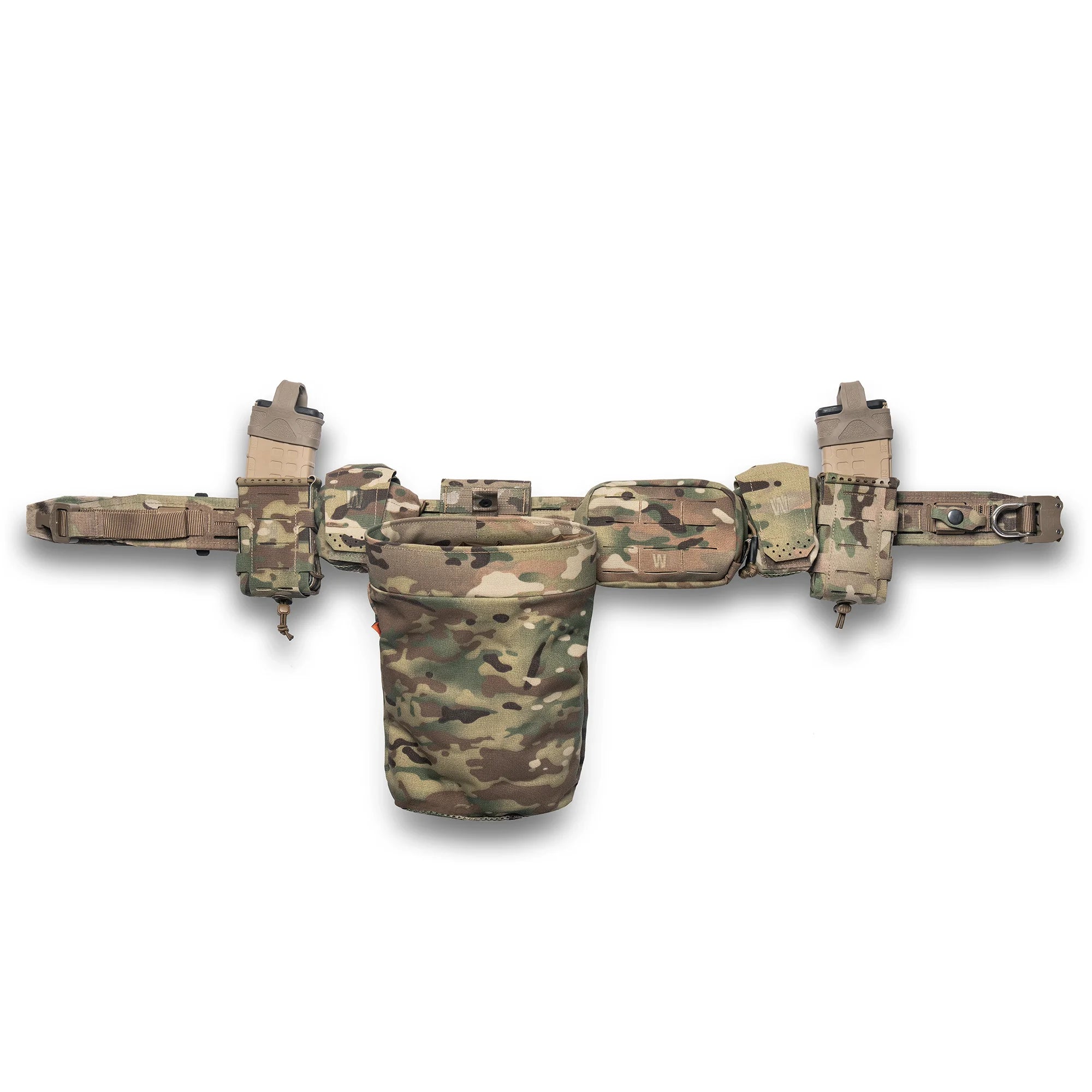 Système de port de charge WROOM Magnetix Battle Belt avec poches. Couleur Multicam USA