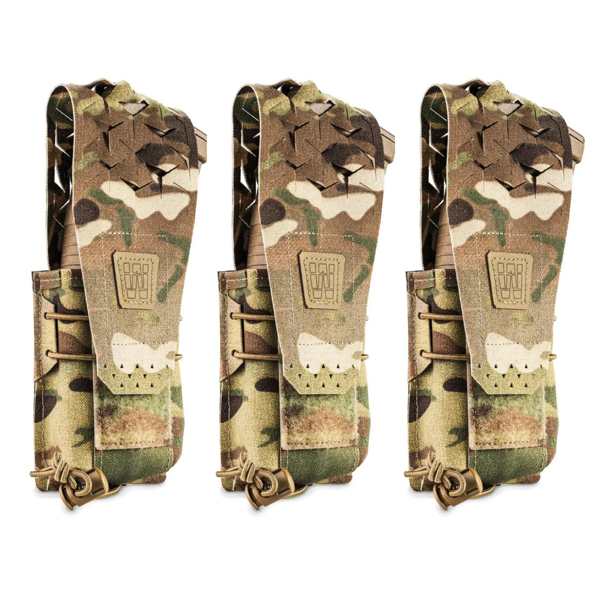 Set: Pochettes pour chargeurs AK/AR type fermé Performance, Couleur Multicam