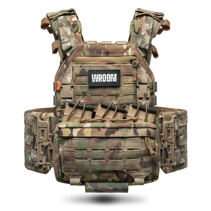 Ghost Performance V1 Plate Carrier with Quick Release System, MOLLE System & Placard, Color Multicam