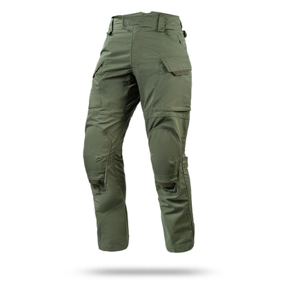 WROOM Combator GEN II Tactical Pants. Hidden Knee Pad Compatible. Color Olive Drab