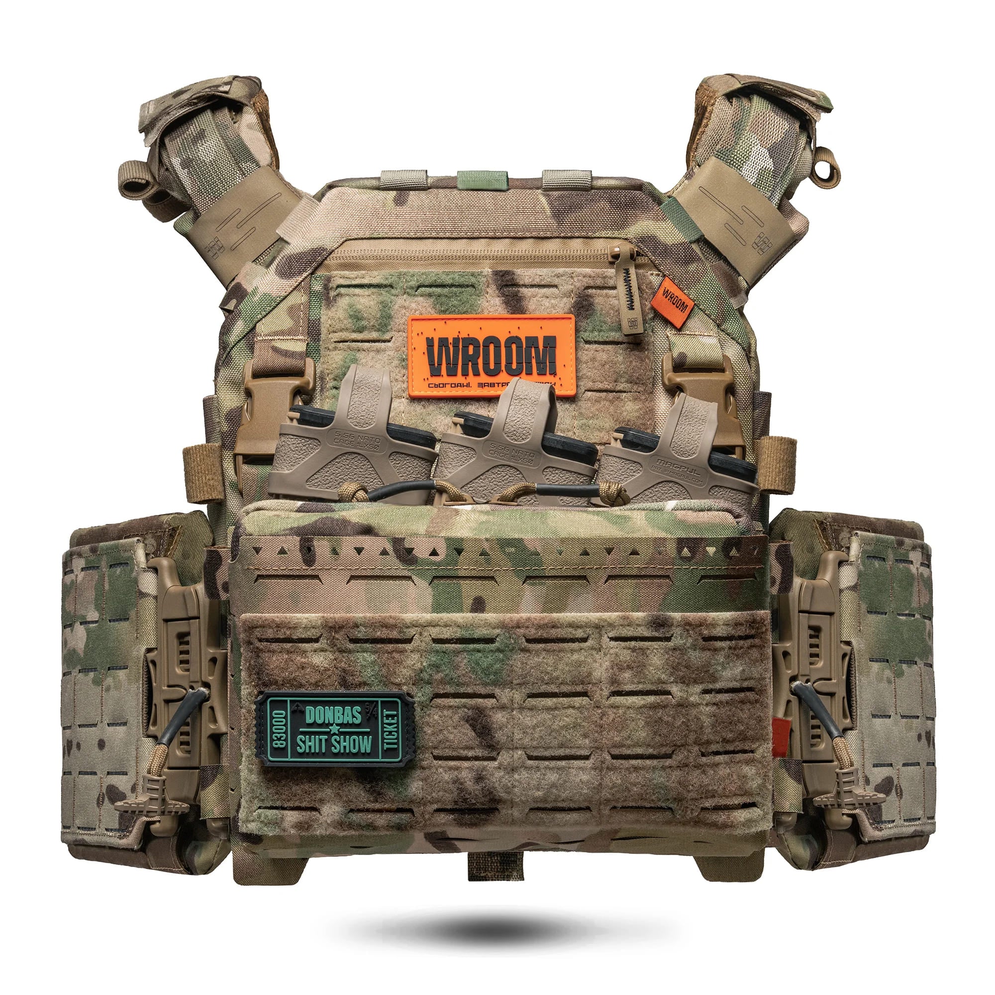 GHOST GEN5 Plate Carrier with AK/AR Placard, Color Multicam USA