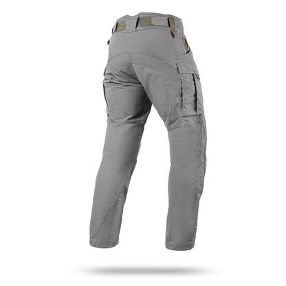 Tactical Pants WROOM COMBATOR, NyCo Ripstop, with Hidden Knee Pad System, Color Urban Grey