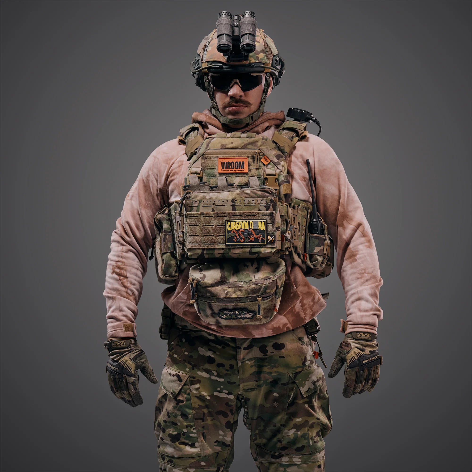 GHOST GEN5 V2 Plate Carrier with AK/AR Placard, Color Multicam USA