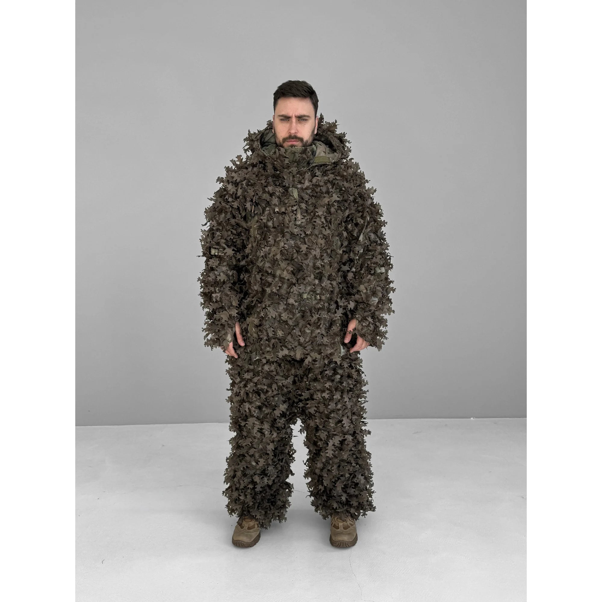 Ghillie V8 PRO — Brown ("Rotten Leaves") Camouflage Suit