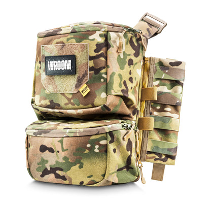 Set: GHOST GEN4 Assault Panel for Plate Carrier. Color Multicam + Hydration Pack