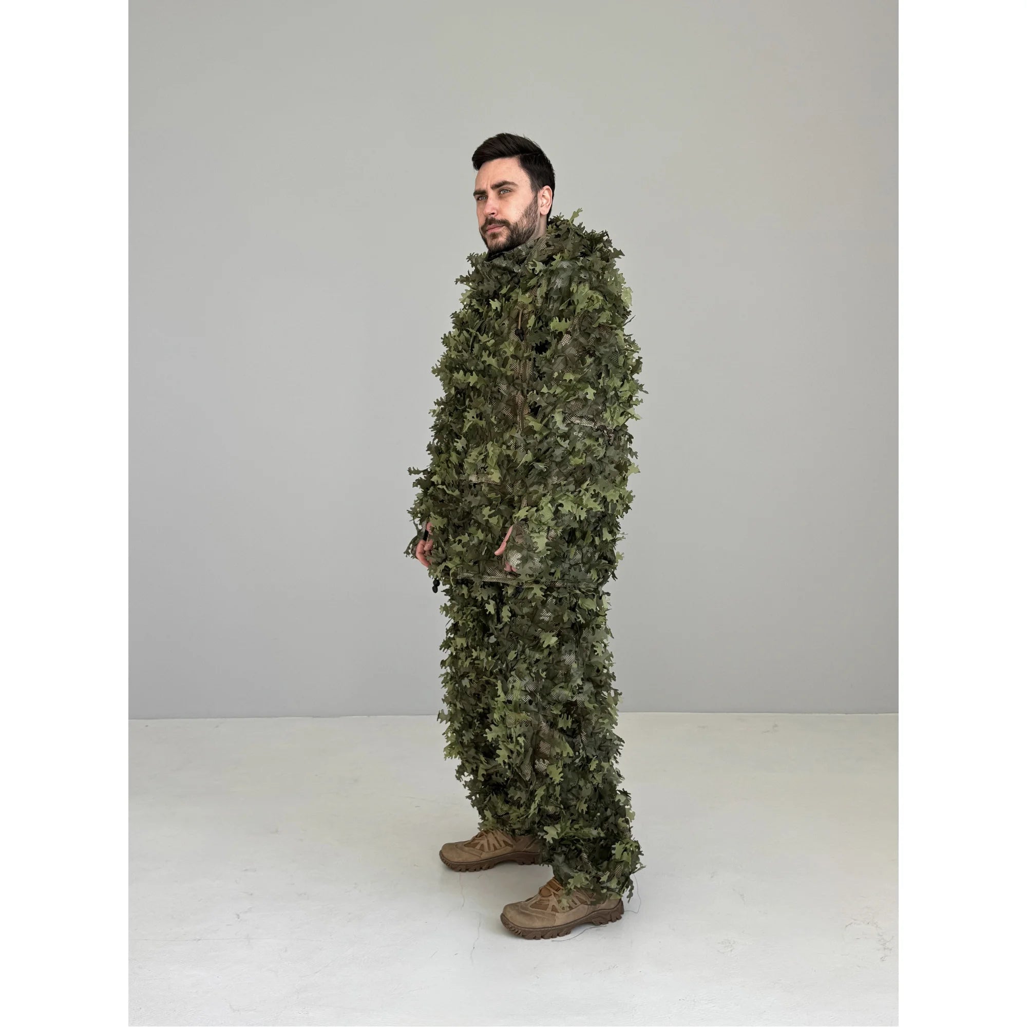 Ghillie V8 PRO — zielony kombinezon kamuflażowy („Letni las”)