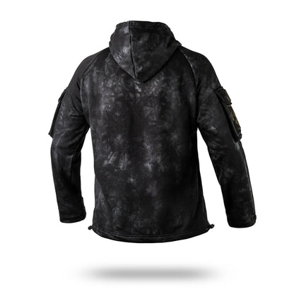 Wroom “Your Story” Tactical Hoodie, Color Black camouflage