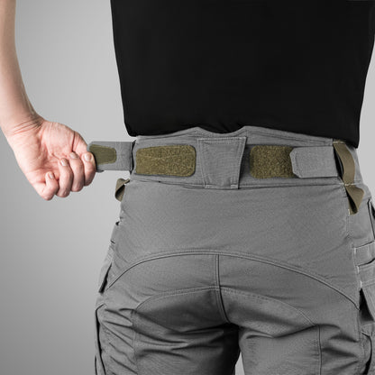 Tactical Pants WROOM COMBATOR, NyCo Ripstop, with Hidden Knee Pad System, Color Urban Grey