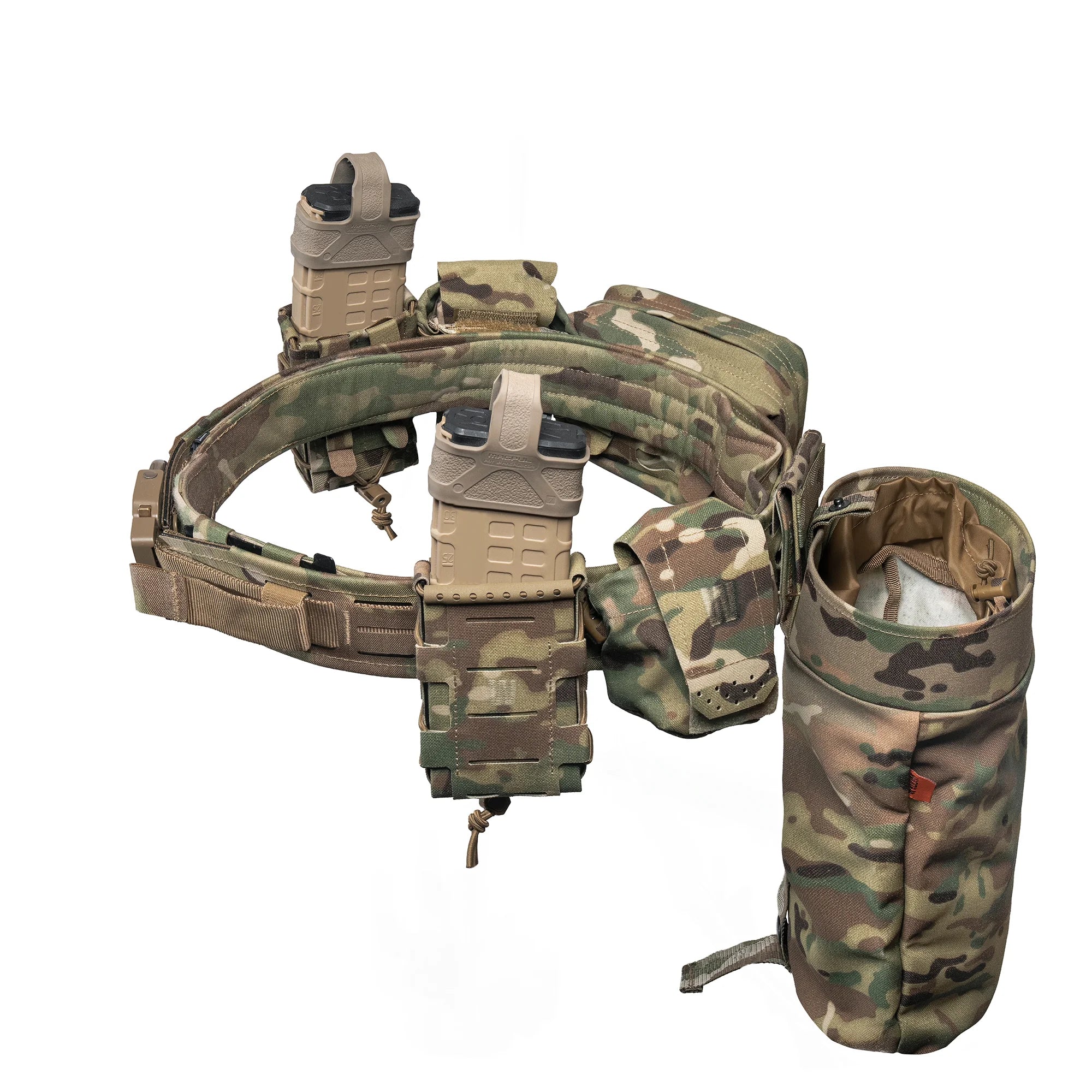 Système de port de charge WROOM Magnetix Battle Belt avec poches. Couleur Multicam USA