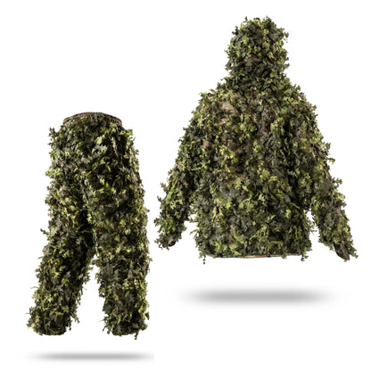 Ghillie V8 PRO — zielony kombinezon kamuflażowy („Letni las”)