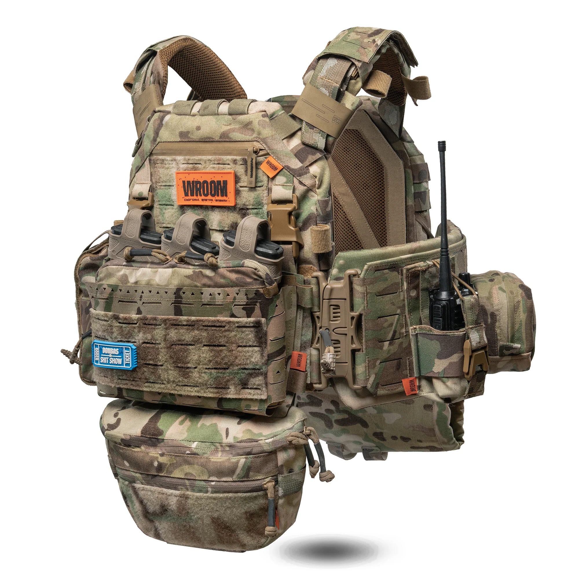 GHOST GEN5 V2 Plate Carrier with AK/AR Placard, Color Multicam USA