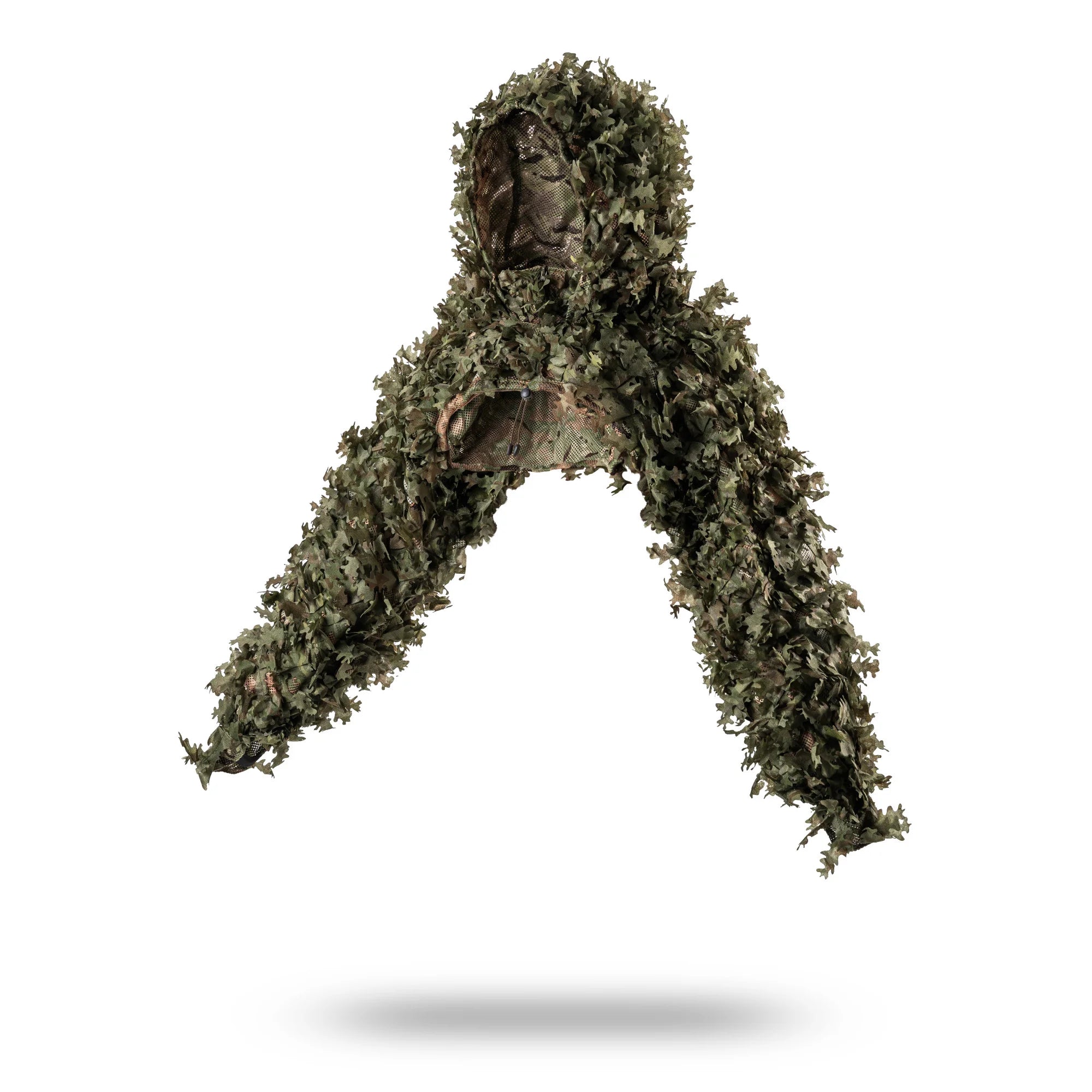Ponczo kamuflażowe Ghillie V8 PRO — zielone („zielony las”)