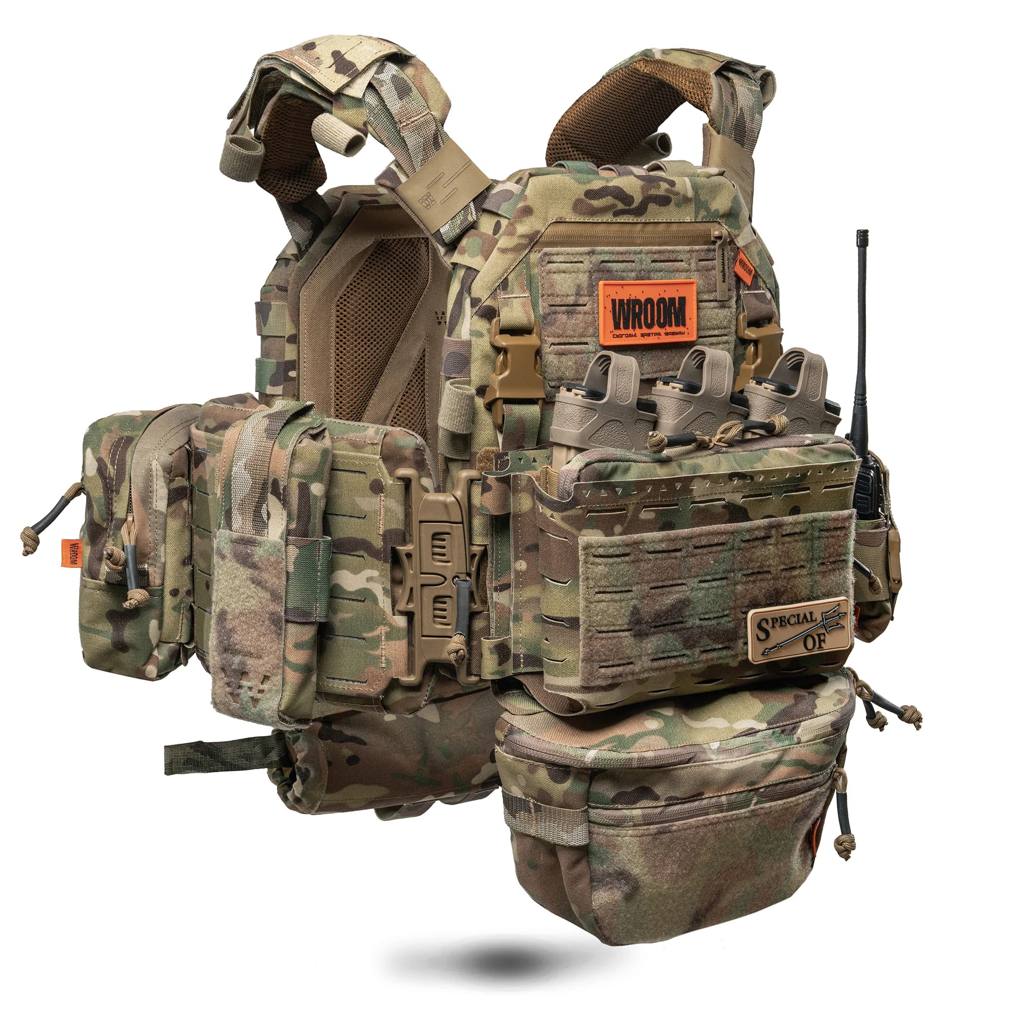 GHOST GEN5 V2 Plate Carrier with AK/AR Placard, Color Multicam