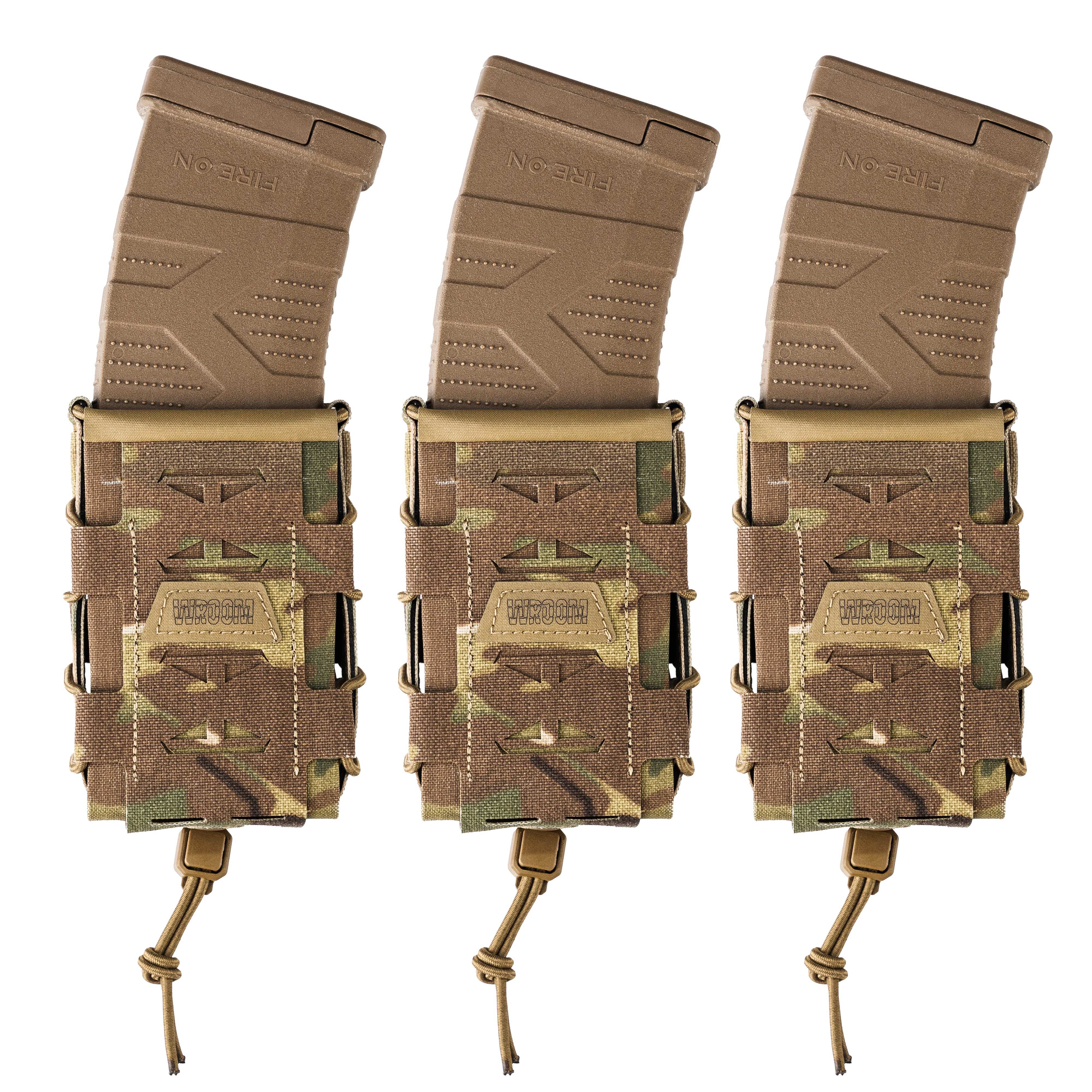 Ensemble: étuis pour chargeurs Performance GII (3 pièces) AK/AR, Couleur Multicam