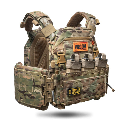 Plate carrier GHOST GEN5 avec plateforme AK/AR, couleur Multicam