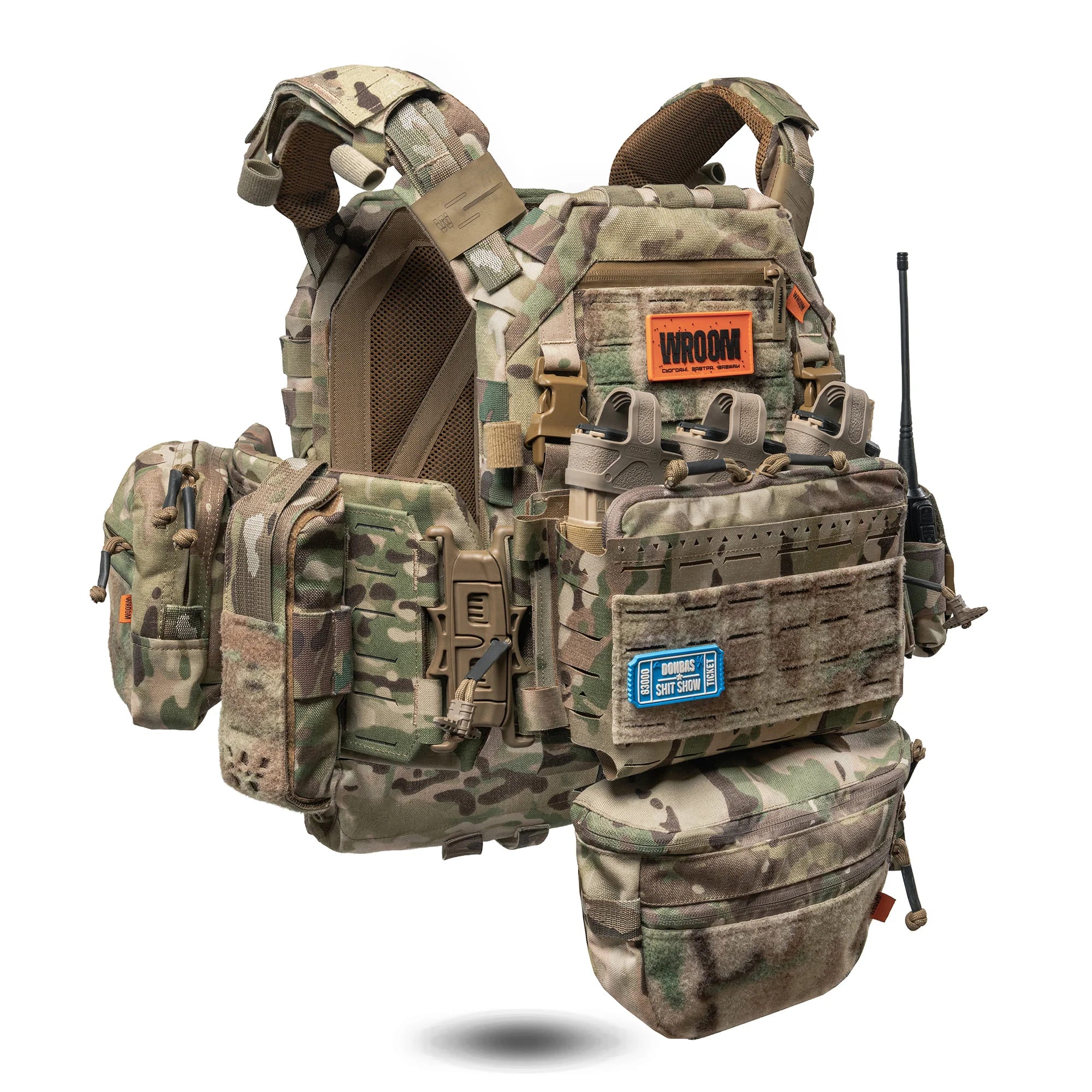 GHOST GEN5 V2 Plate Carrier with AK/AR Placard, Color Multicam USA