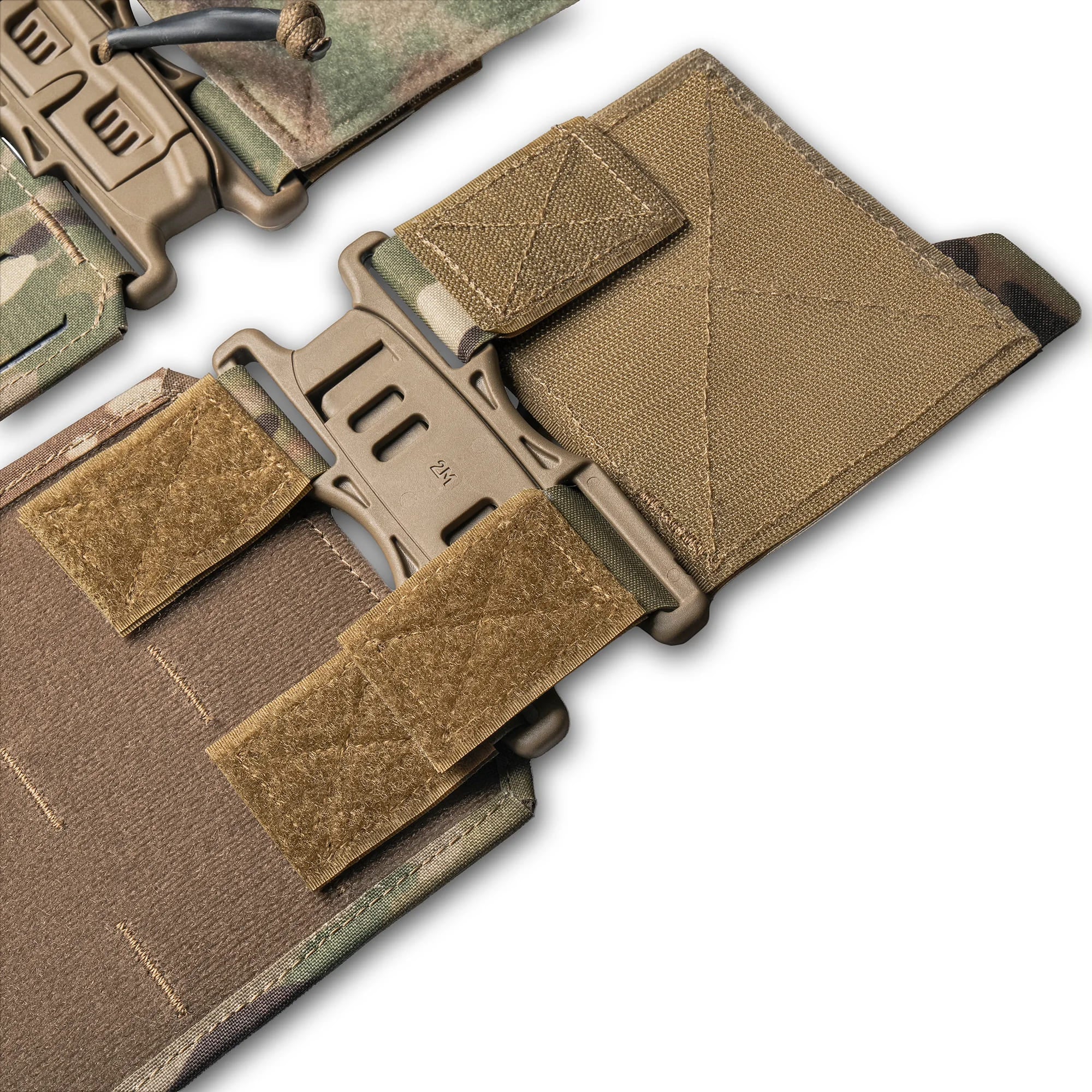 Ensemble de cummerbund GHOST GEN5 avec libération rapide 2M SPIDER/80 150×300 mm, couleur Multicam