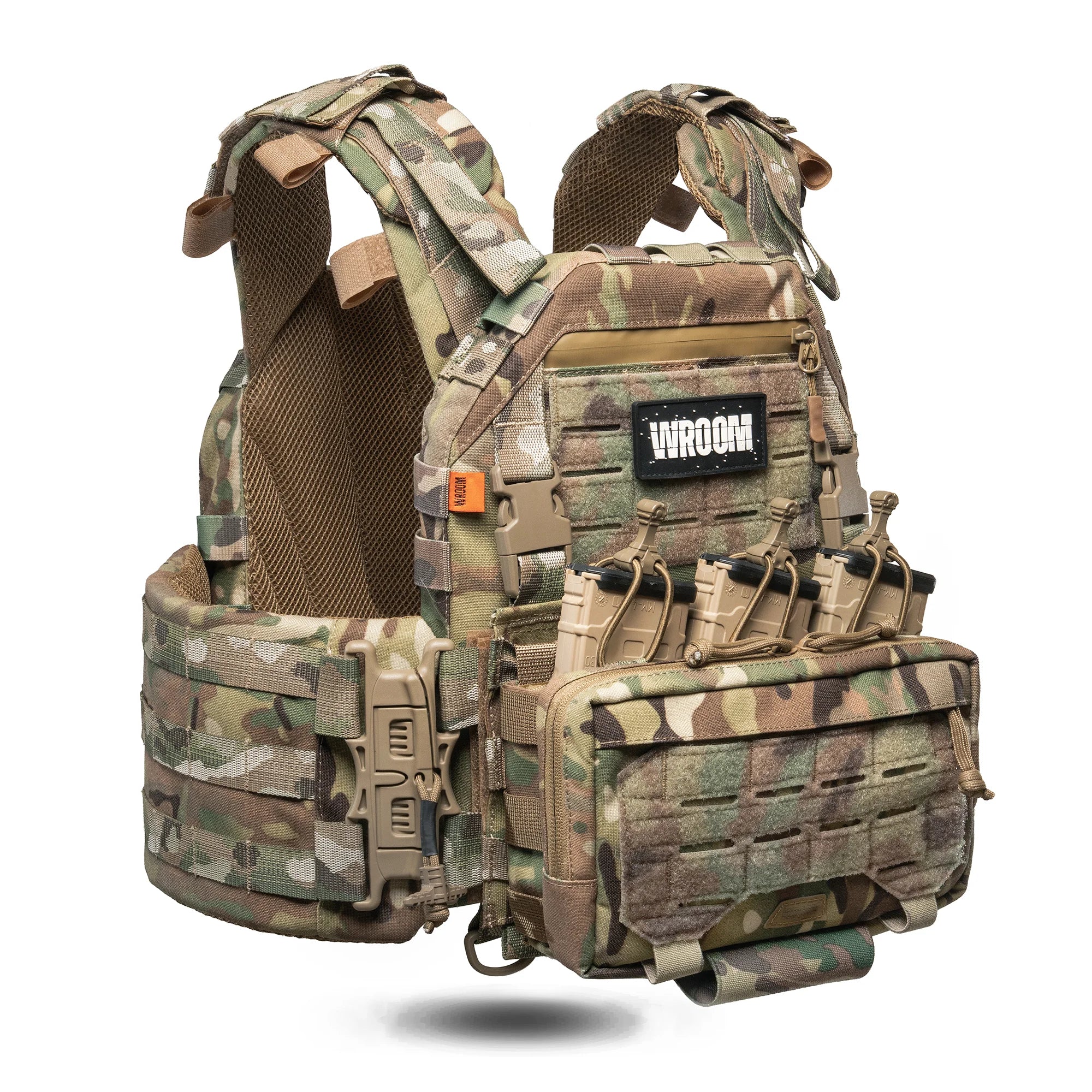 Ghost Performance V1 Plate Carrier with Quick Release System, MOLLE System & Placard, Color Multicam