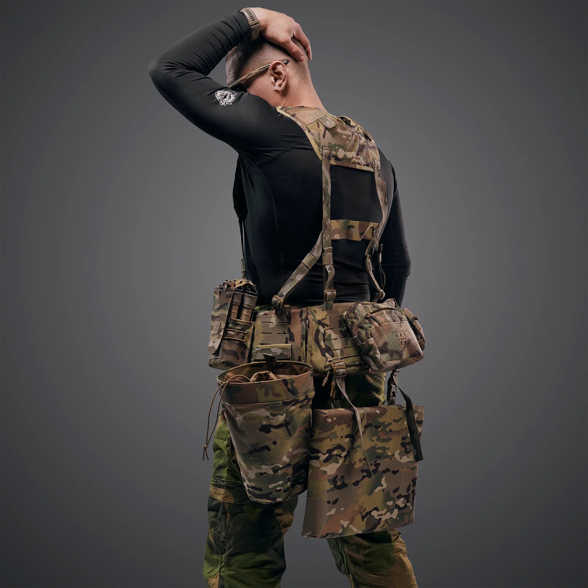 Load-Bearing System Ghost Gen5 V4 with SQUADRON. Color Multicam