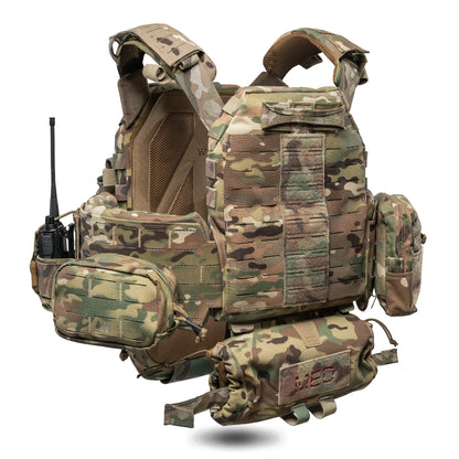 Plate Carrier GHOST GEN5 V2 z placardem AK/AR, Kolor Multicam