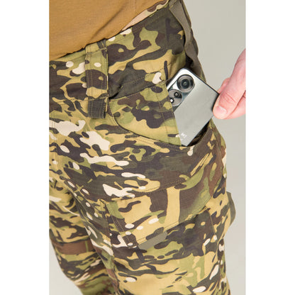 Tactical Pants WROOM COMBATOR , PolyCotton Nyco Ripstop, Color Multicam Wooded