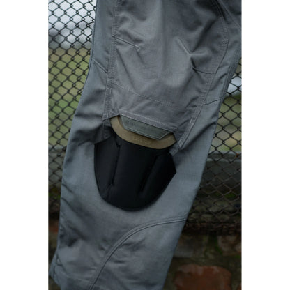 Tactical Pants WROOM COMBATOR, NyCo Ripstop, with Hidden Knee Pad System, Color Urban Grey