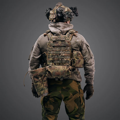 Ghost Performance V2 Plate Carrier with Quick Release System + 9 Pouches, Color Multicam