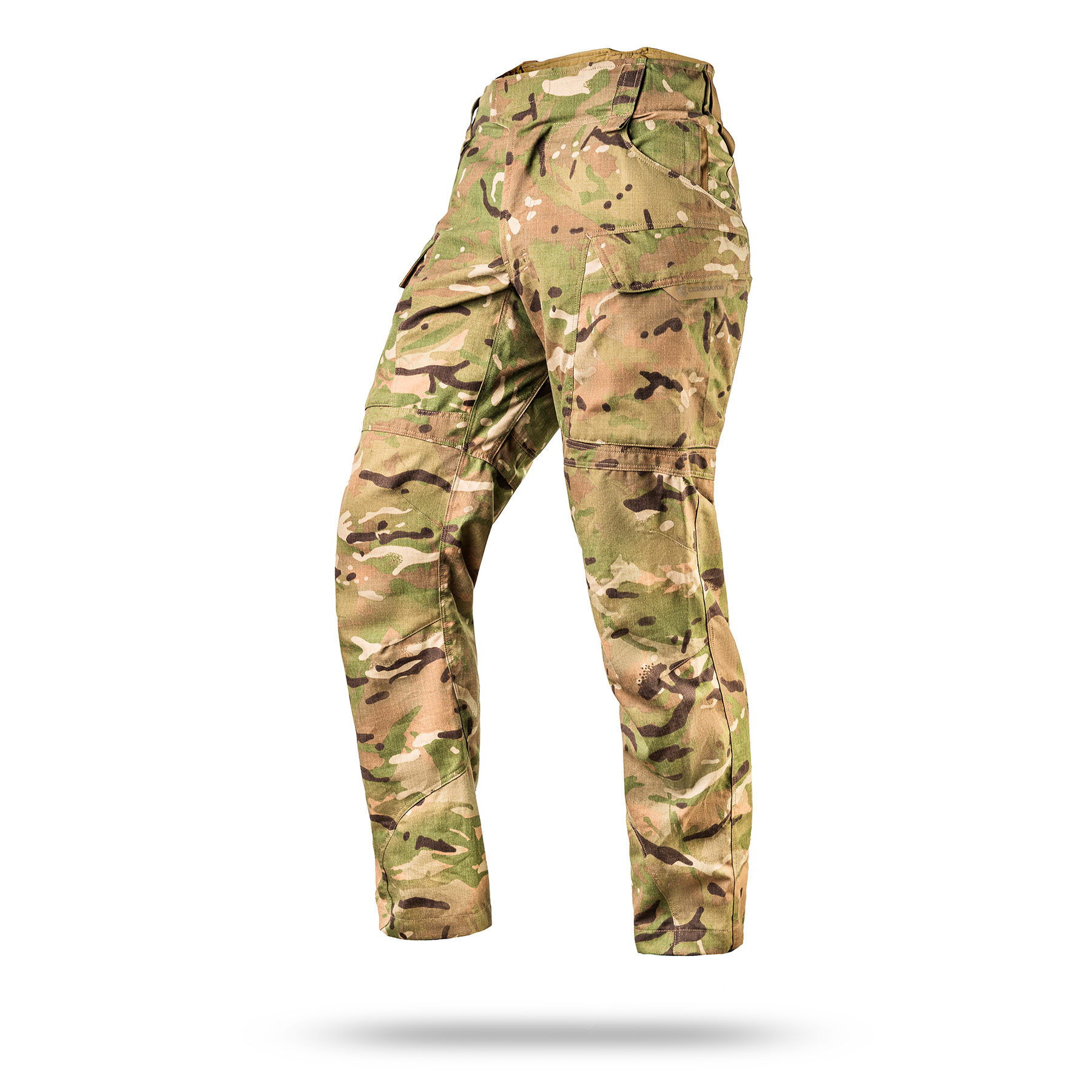 Pantalony Taktyczne Wroom Combator GEN II, Multicam MTP-Style FR Ripstop (210 GSM), Kolor Multicam MTP