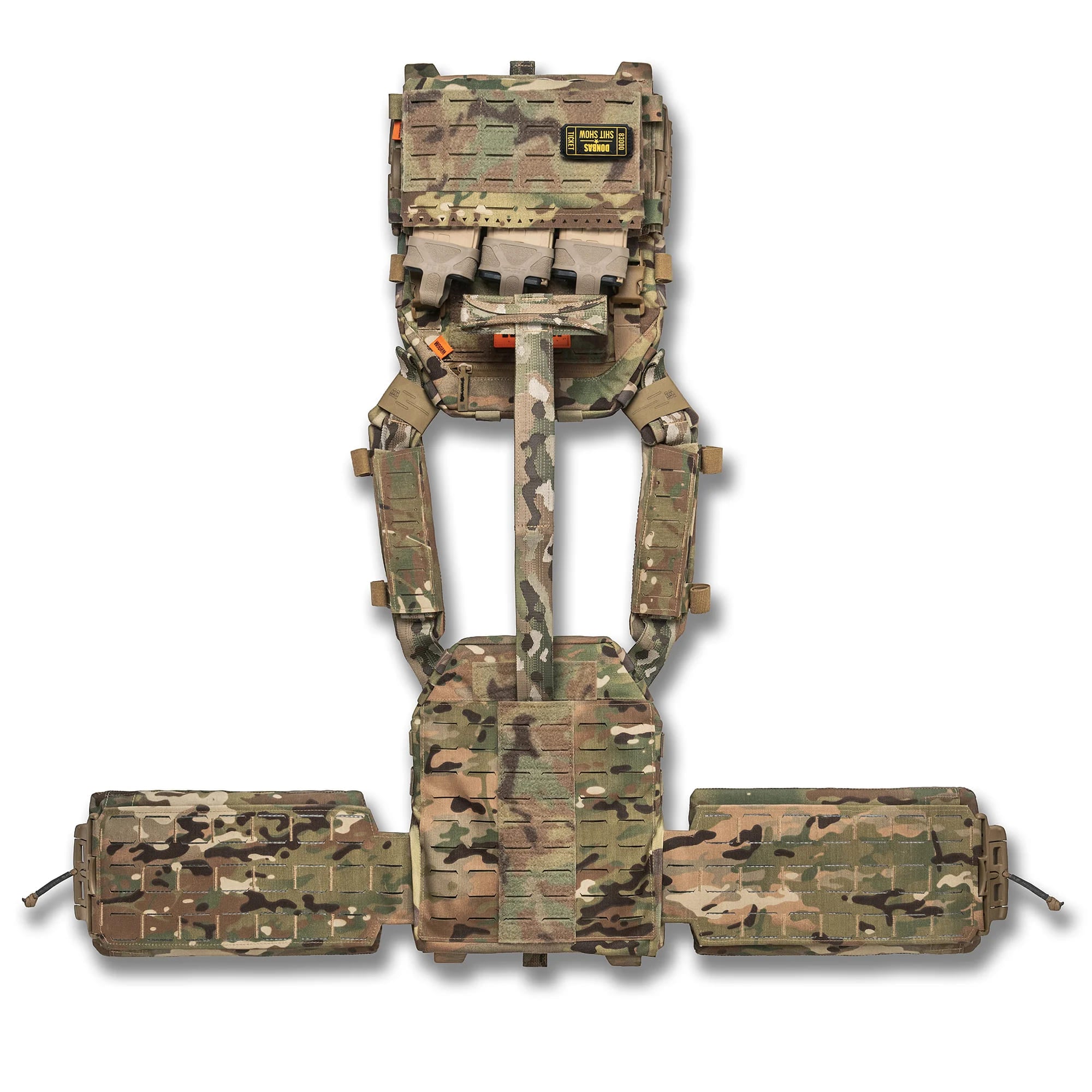 Plate Carrier GHOST GEN5 V2 z placardem AK/AR, Kolor Multicam