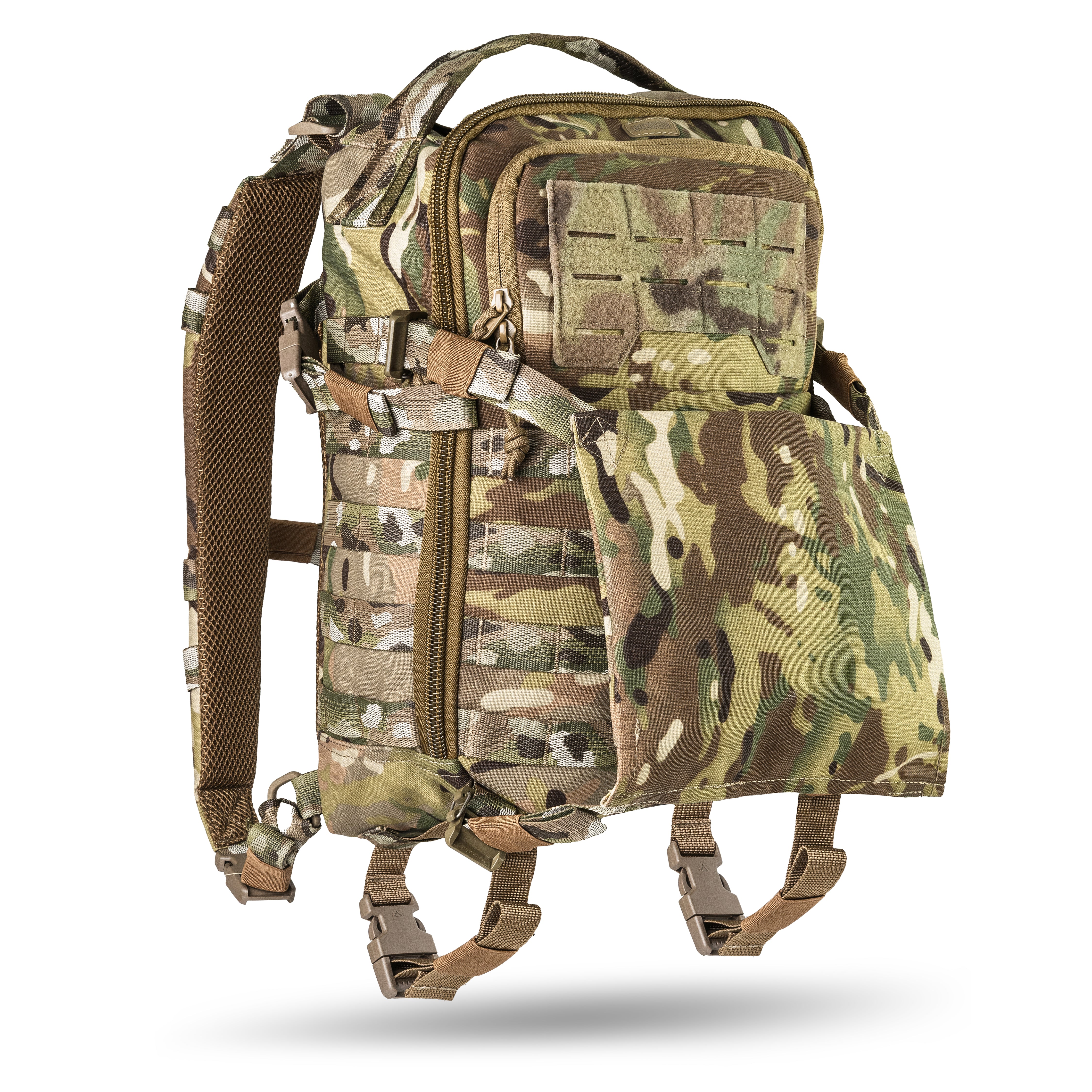 Plecak taktyczny RANGER 20L z mocowaniem na hełm. Kolor Multicam