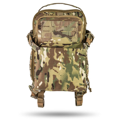 RANGER 20L Tactical Backpack with Helmet Attachment. Color Multicam